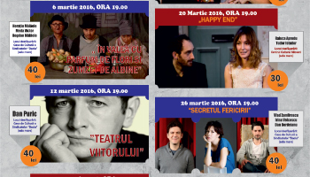 Horaţiu Mălăele, Maia Morgenstern, Dan Puric, Vlad Zamfirescu şi Gheorghe Ifrim vă invită la teatru la Mioveni