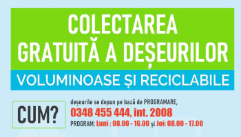 Mioveni. Punct de colectare pentru deșeuri voluminoase și DEEE, în zona Racovița