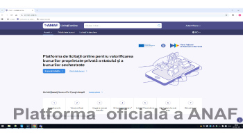 ANAF a lansat platforma digitală eLicitatiiANAF