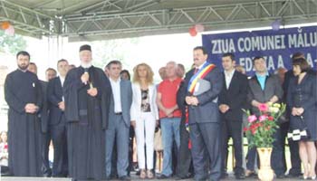La Mălureni, Ştefan Lăzăroiu a fost susţinut de vârfurile partidului de ziua comunei sale natale
