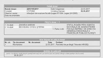 Oameni de afaceri trimişi în judecată pentru evaziune fiscală prin achiziţii de cuie