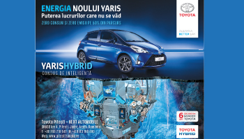 NOUL TOYOTA YARIS HYBRID – o maşină care te surprinde la fiecare mişcare