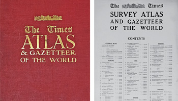 John George Bartholomew și „The Times. Survey Atlas of The World“