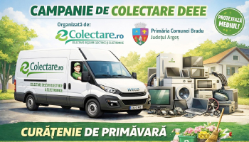 Campanie de colectare a deșeurilor electrice și electronice (DEEE) în comuna Bradu