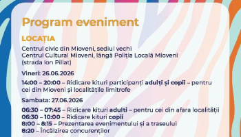 CROSUL ORAȘULUI MIOVENI 1485 REVINE CU EDIȚIA A IV-A!