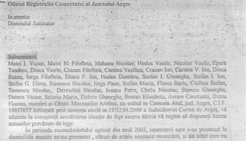 Obştea Moşnenilor Arefeni, sau cum să bagi 1.200 de oameni şi  peste 3500 hectare de pădure într-un S.R.L.
