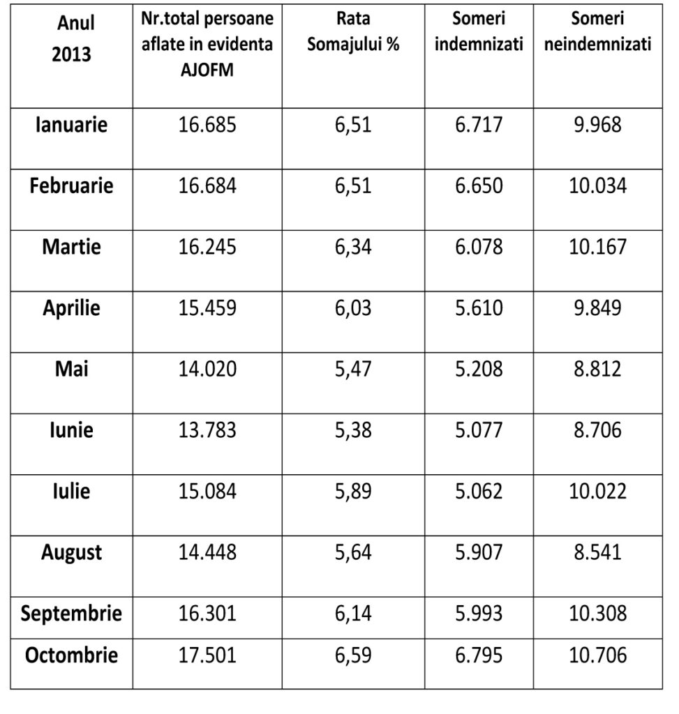 Argeşul a avut, în octombrie, 17.501 şomeri