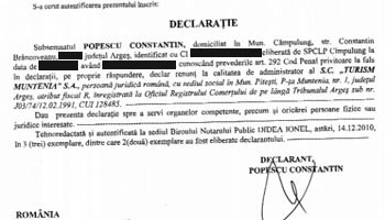 O instanţă din Argeş a luat în consideraţie un act dovedit a fi fictiv de altă instanţă