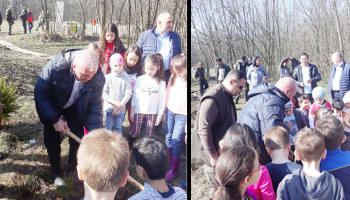 Luna Plantării Arborilor a început! Președintele CJ Argeș a plantat primul copac la evenimentul Direcției Silvice