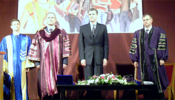 La aniversarea Universității din Pitești, Principesa Margareta, absentă motivată de la primul său titlu de Doctor Honoris Causa