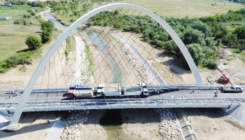 Pod cu lungime de peste 80 metri – aproape de inaugurare!