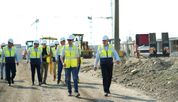 Primarul Cristian Gentea, vizită de lucru pe șantier.  Investiție de peste  100 milioane de euro care prinde contur în Pitești