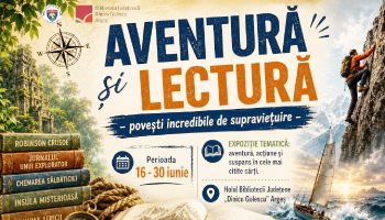AVENTURA ÎNCEPE CU O CARTE: NOUA EXPOZIȚIE TEMATICĂ A BIBLIOTECII JUDEȚENE ARGEȘ