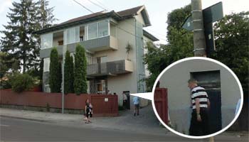Fostul președinte al țării, Emil Constantinescu,  la ceas de seară, în vizită la notarul Cârstoiu