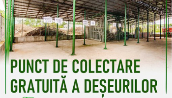 PUNCT DE COLECTARE GRATUITĂ a DEȘEURILOR VOLUMINOASE și a celor RECICLABILE, la Stația de Epurare Mioveni