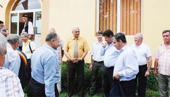 Iuliu Păcurariu şi Mircea Andrei au fost în vizită de lucru la Nucşoara