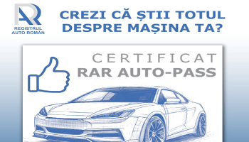 Mașinile la mâna a doua pot fi cumpărate  în siguranță doar după ce au primit  Cartea de Identitate a Vehiculului de la RAR