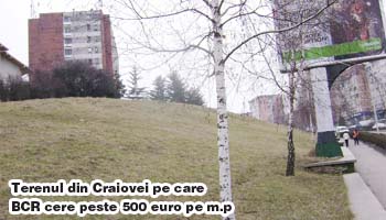 Deşi criza a trântit preţurile la terenuri, băncile nu vor să renunţe la profituri