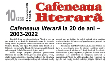 CLIPA DE LITERATURĂ. Cafeneaua literară, la împlinirea a 20 de ani și acordarea premiilor literare anuale