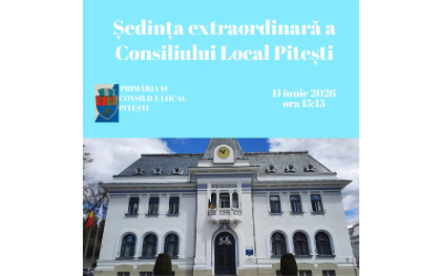 Joi, 11 iunie 2026, ședință CL Pitești