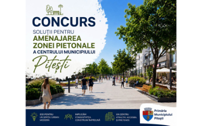 Începe procesul de consultare publică pentru amenajarea zonei pietonale a centrului municipiului Pitești!