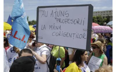 Miercuri, 25 februarie, toate sindicatele din educație vor protesta în fața Palatului Cotroceni