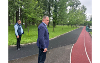 Cristian Gentea: ”Am prelungit cu 240 de metri pista de alergare din Parcul Lunca Argeșului”