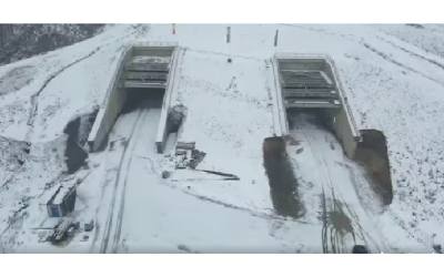 Se montează sistemele specializate în tunelul Momaia , secțiunea 4 a autostrăzii Sibiu-Pitești