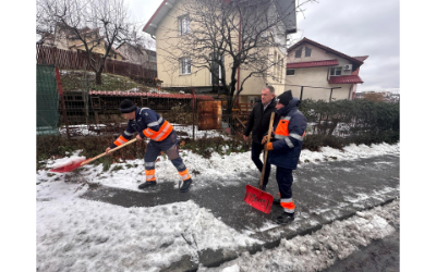 Deszăpezire în municipiul Pitești – intervenții în desfășurare și obligații legale pentru cetățeni