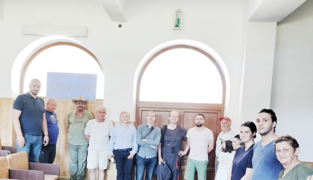 Primele intervenții la clădirea-turn a Căminului Cultural Corbeni!