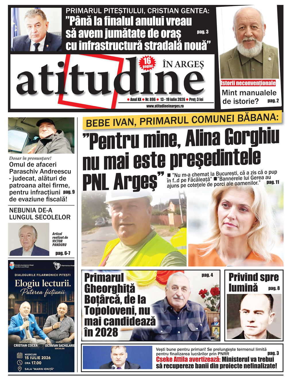 Ediția curentă a ziarului