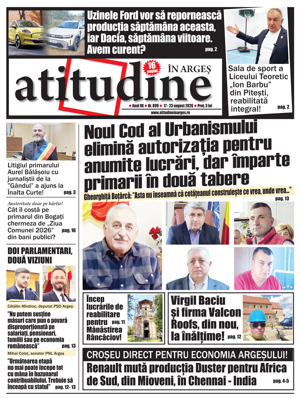 Ediția curentă a ziarului