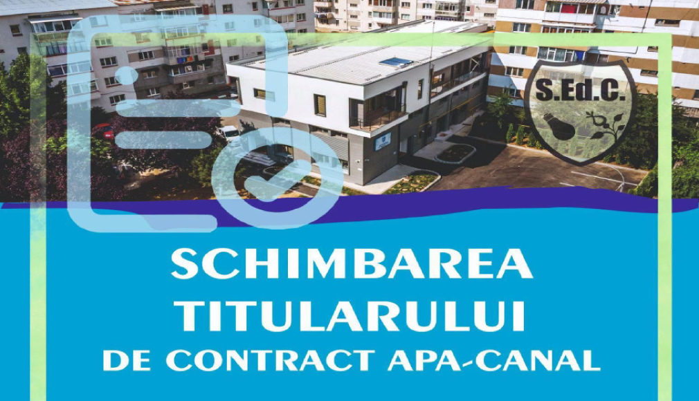 Mioveni. Schimbarea titularului de contract Apă Canal