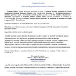 Comuna Stolnici anunță finalizarea proiectului cu titlul ,,Cresterea eficientei energetice la Scoala Gimnaziala Constantin Balaceanu Stolnici”