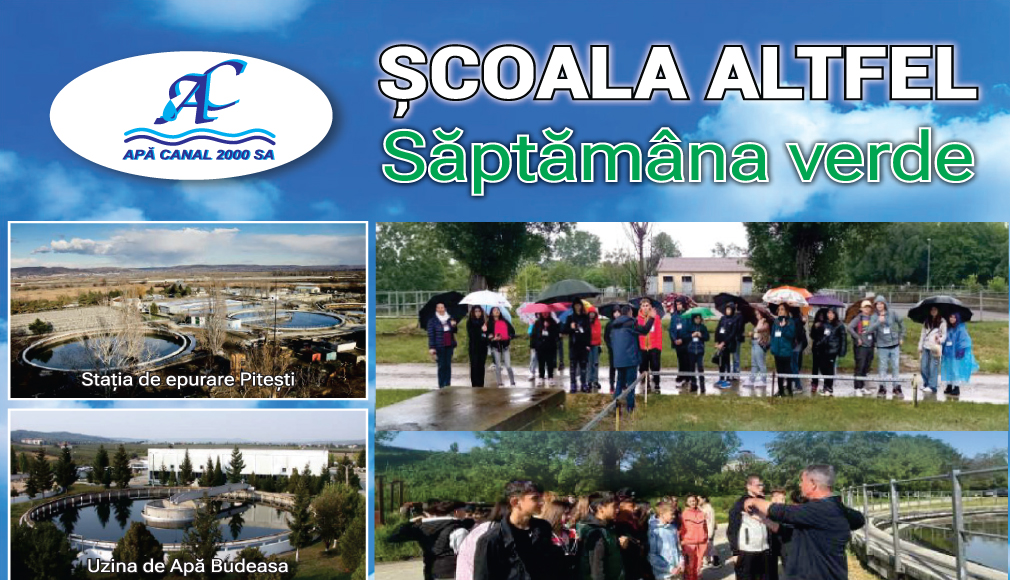 „Școala altfel“ și „Săptămâna verde“ –  Porți deschise la Apă Canal 2000 S.A. Pitești