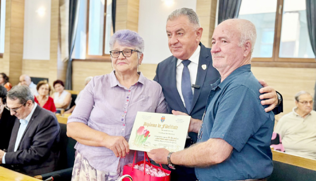 Pitești. Cupluri aniversate la 50 sau chiar 60 de ani de căsătorie!